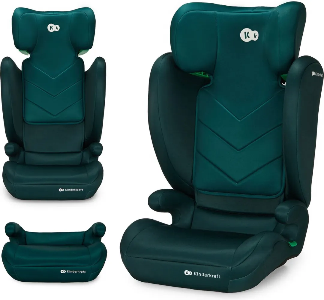 KinderKraft I-SPARK 2-in-1 Autostoel R129 i-Size Groen