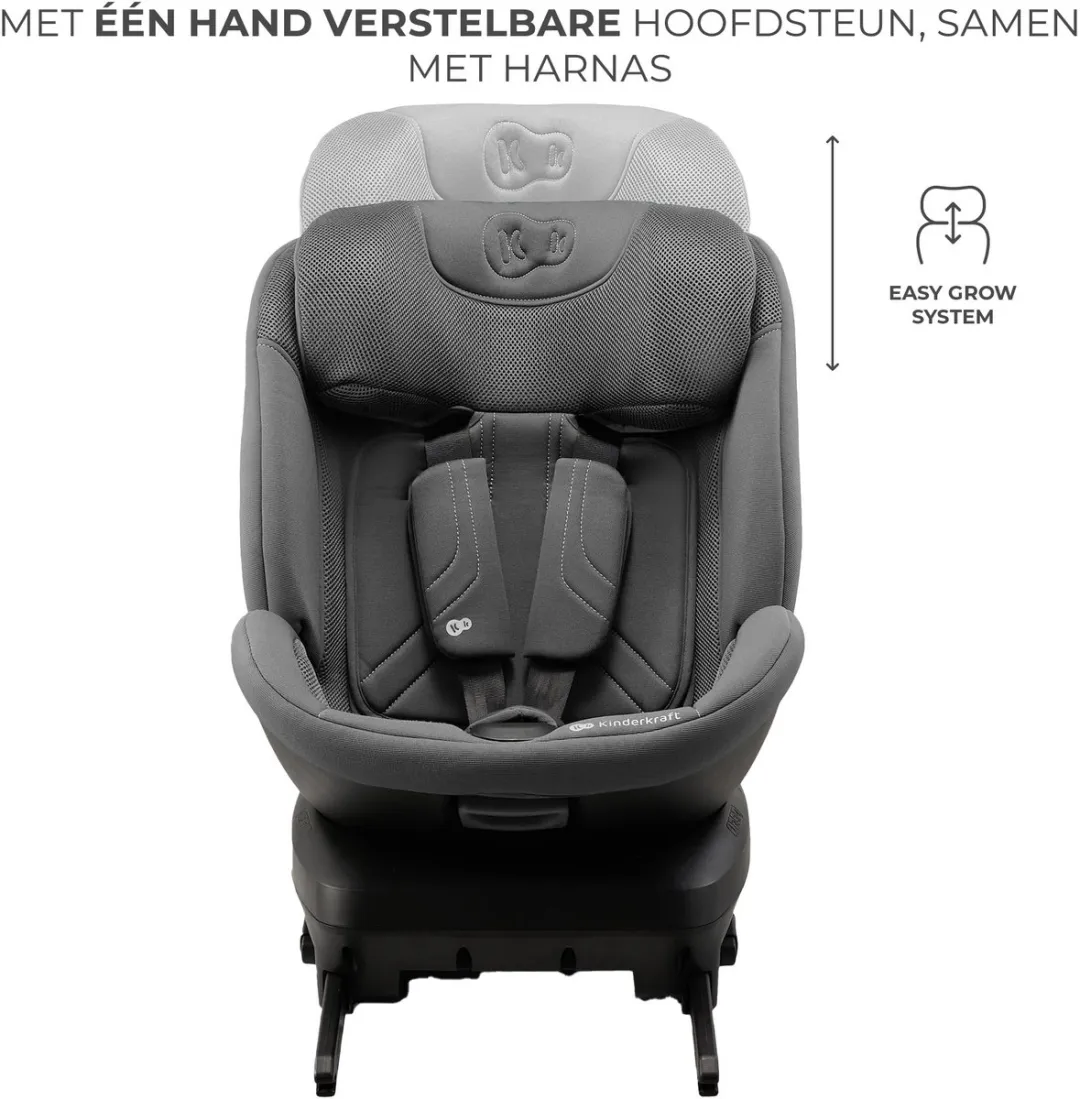 KinderKraft XPEDITION 3 i-Size Autostoel 40-150cm Grijs