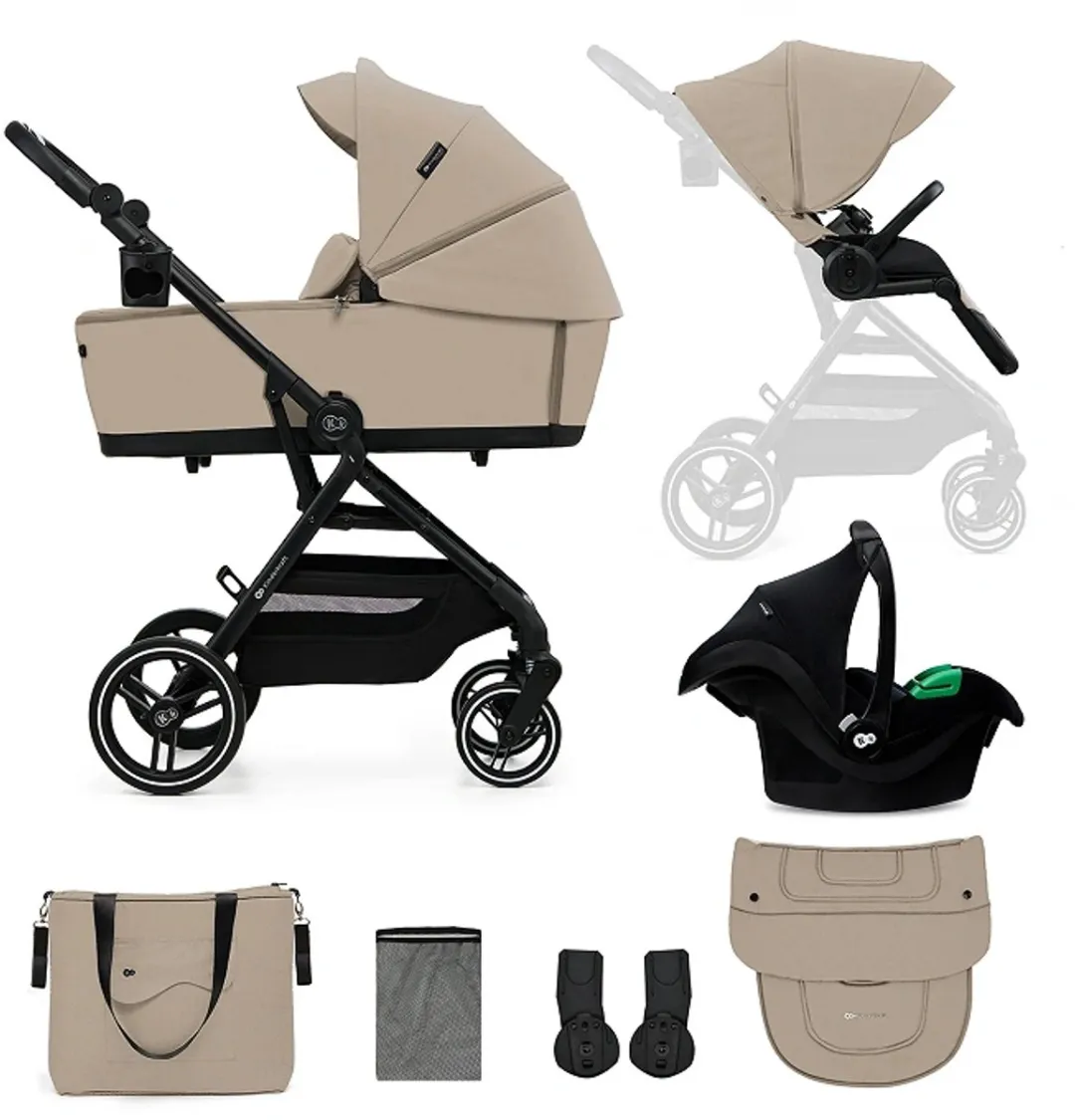 KinderKraft YOXI 3-in-1 Kinderwagen Beige