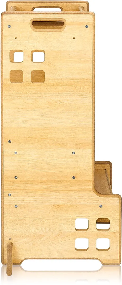 Lionelo Cass 2-in-1 Montessori Leertoren & Boekenplank - Natuurlijk