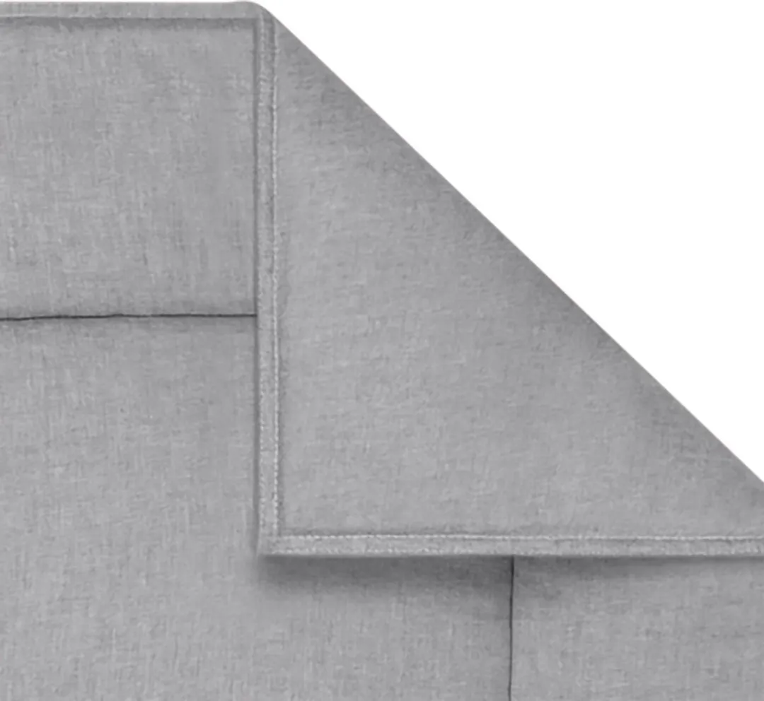 BINK Bedding Boxkleed Bo Grijs 80x100cm - 400g Fiberfill