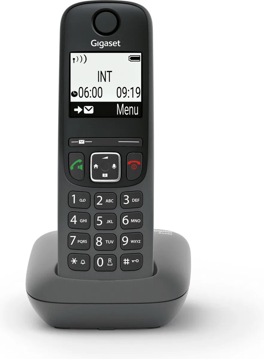 Gigaset AS490 Analoge/DECT Telefoon - 1 Handset - Wit