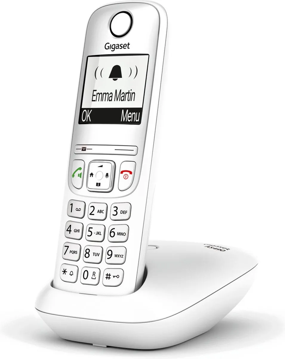 Gigaset AS490 Analoge/DECT Telefoon - 1 Handset - Wit