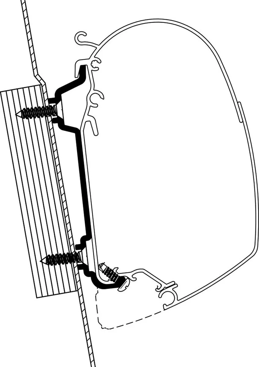Thule Ford Transit Highroof Adapter Serie 5