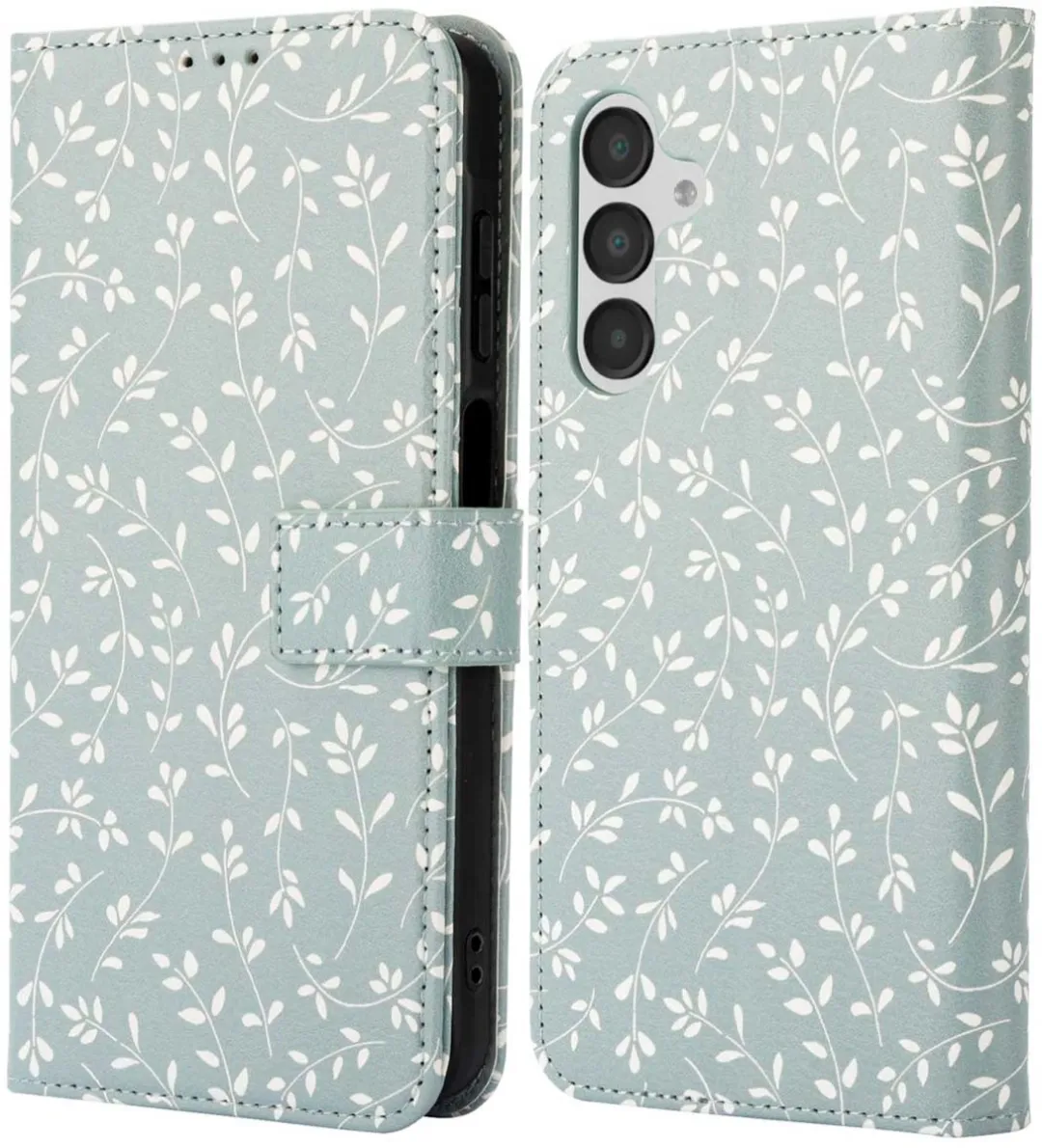 Imoshion Hoesje Samsung Galaxy A16 Smoke Green Flowers
