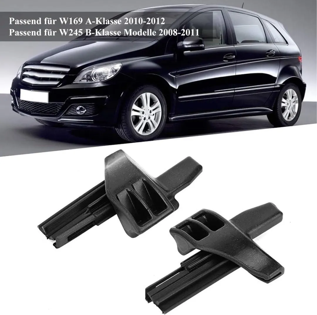 Mercedes Bagagebakafdekking W169/W245 - 2 Stuks - Zwart