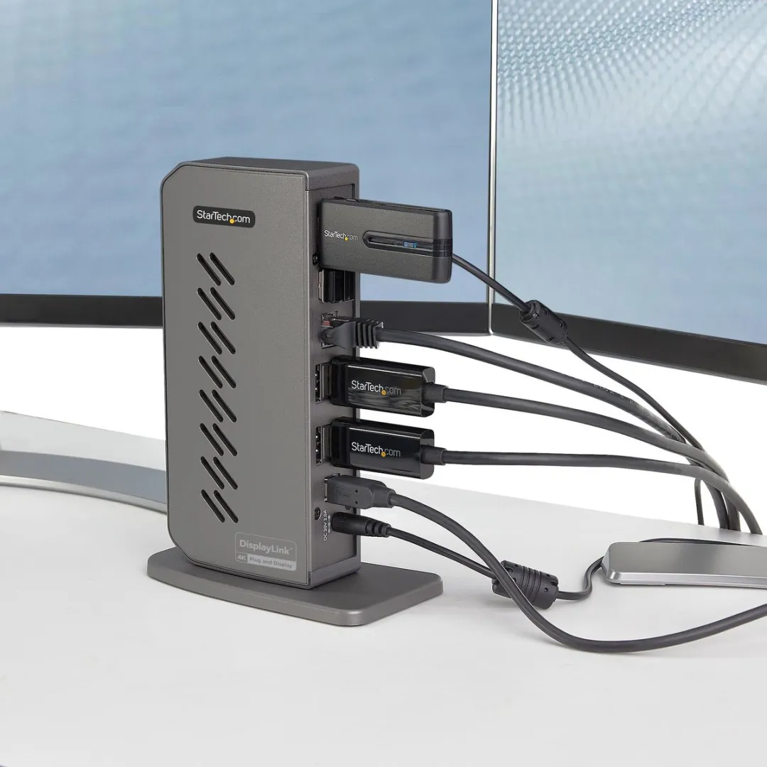 Startech DK30A2DHUUE USB-C Dock - 3 Poorten - Zwart