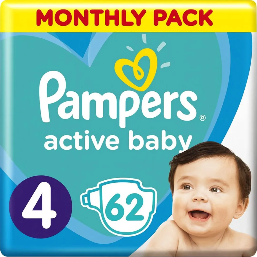 Pampers Active Baby Luiers Maat 4