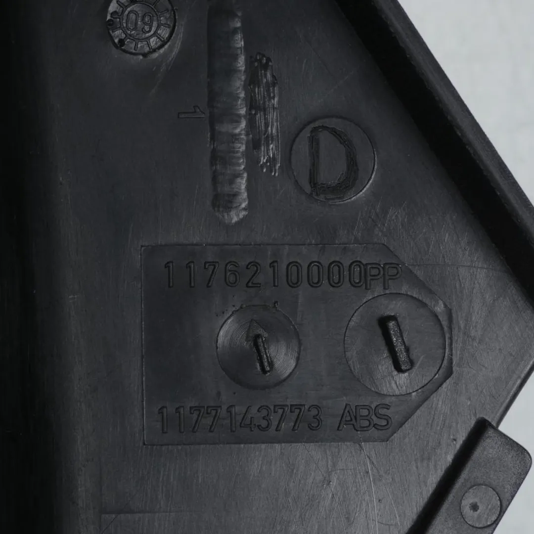 Peugeot 50 Ludix 14P Coque Achterkant - Zwart