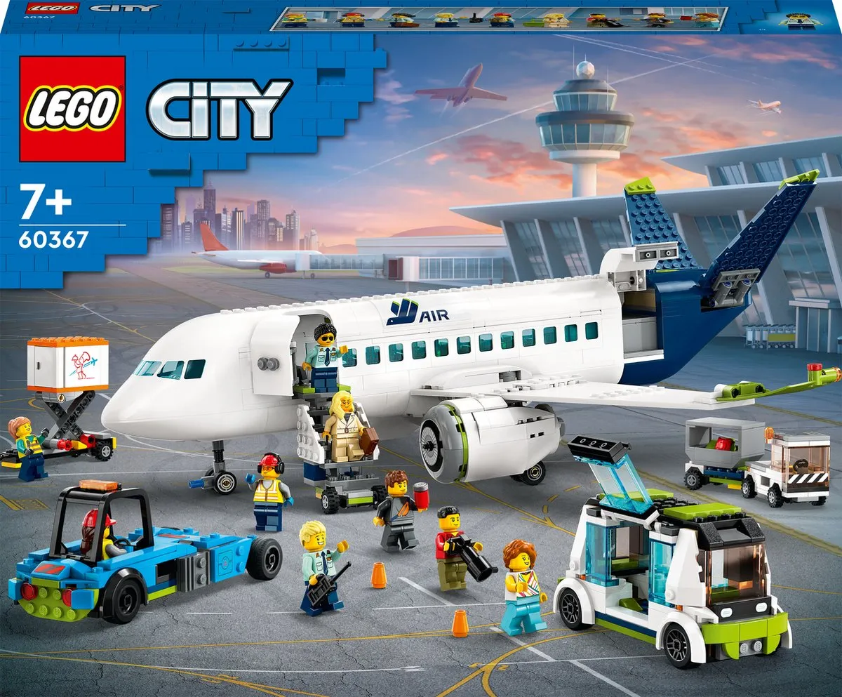 LEGO City Passagiersvliegtuig 60367 - 913 Stukken