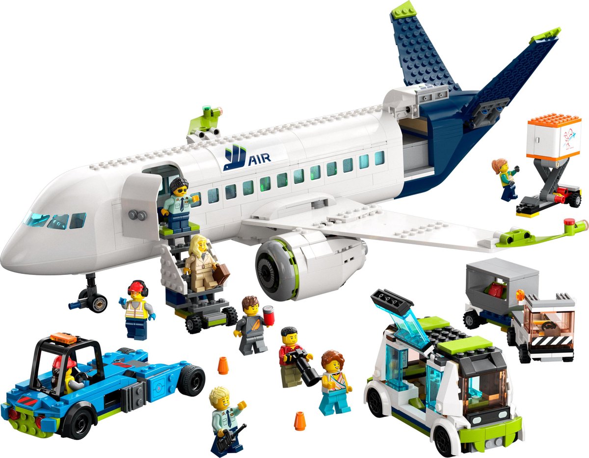 LEGO City Passagiersvliegtuig Vliegtuig Speelgoed Set - 60367