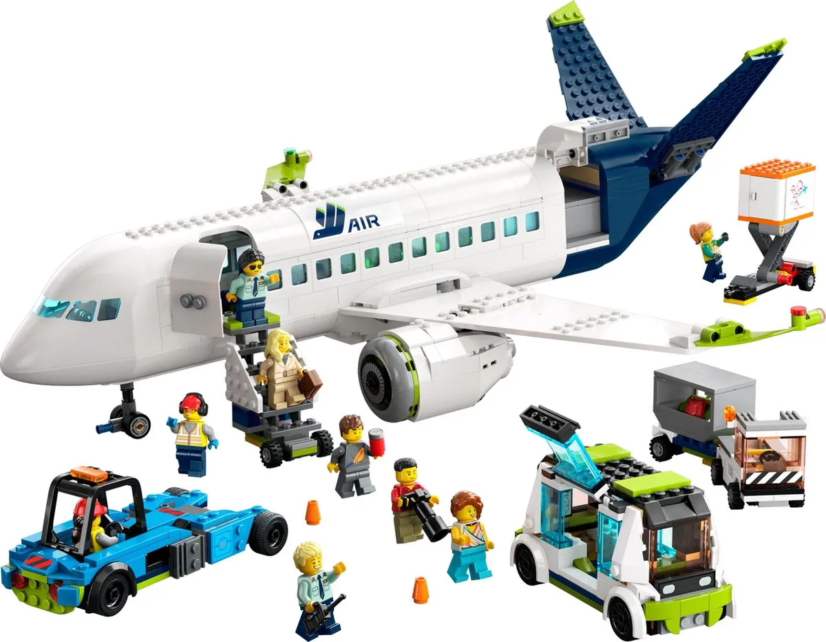 LEGO City Passagiersvliegtuig 60367 - 913 Stukken