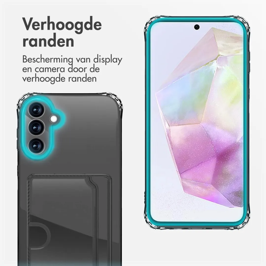 Imoshion Hoesje Samsung Galaxy A35 - Transparant - 2 Pasjes