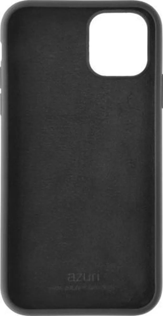 Azuri Liquid Siliconen Hoesje iPhone 11 Pro - Zwart