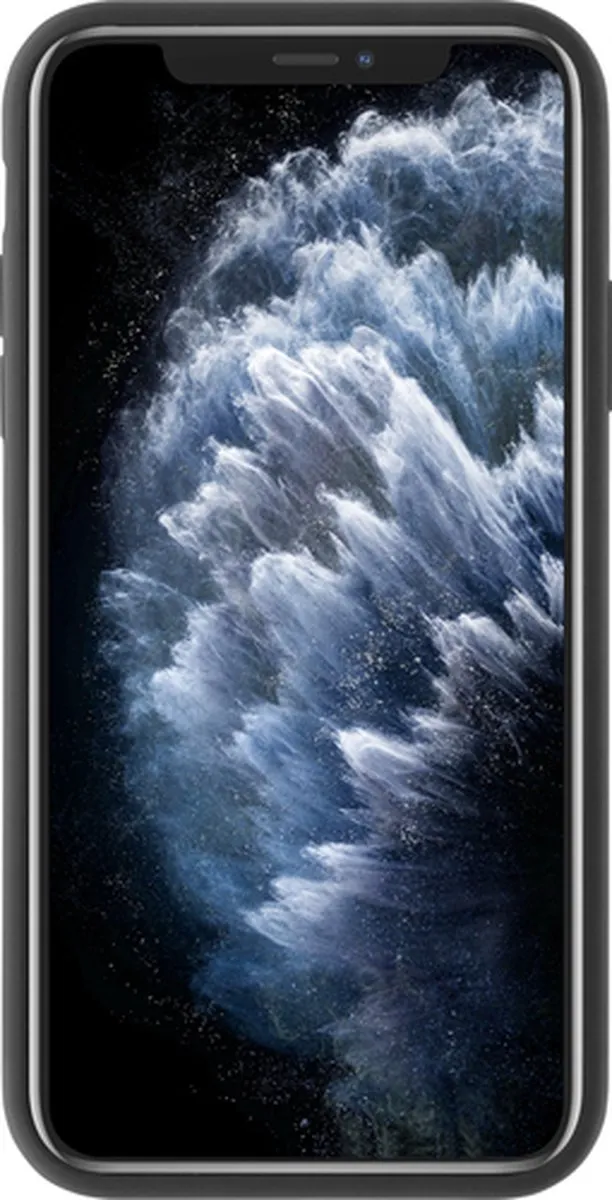 Azuri Liquid Siliconen Hoesje iPhone 11 Pro - Zwart