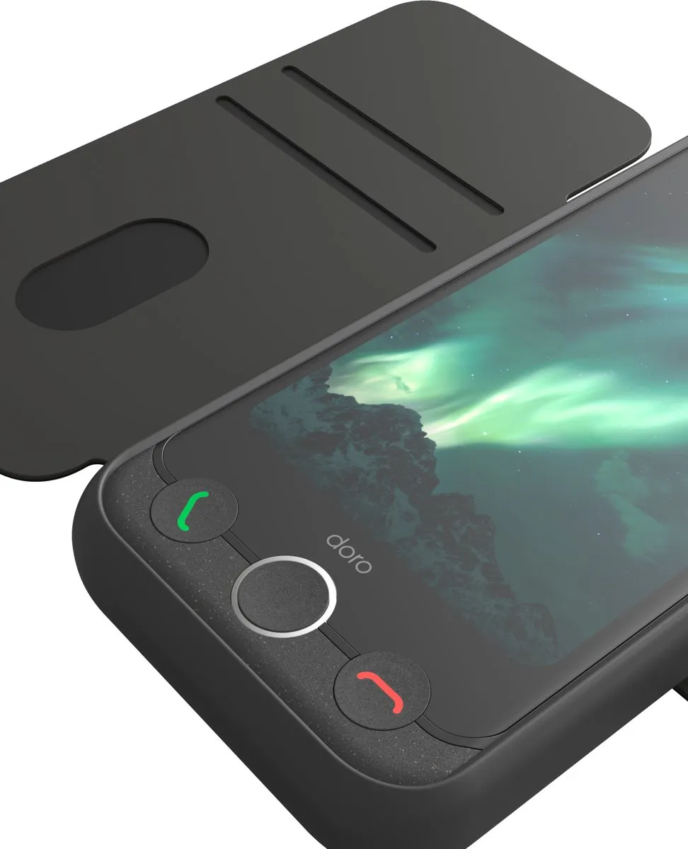 Doro Aurora A10 Wallet Case - 270-70867 - Zwart