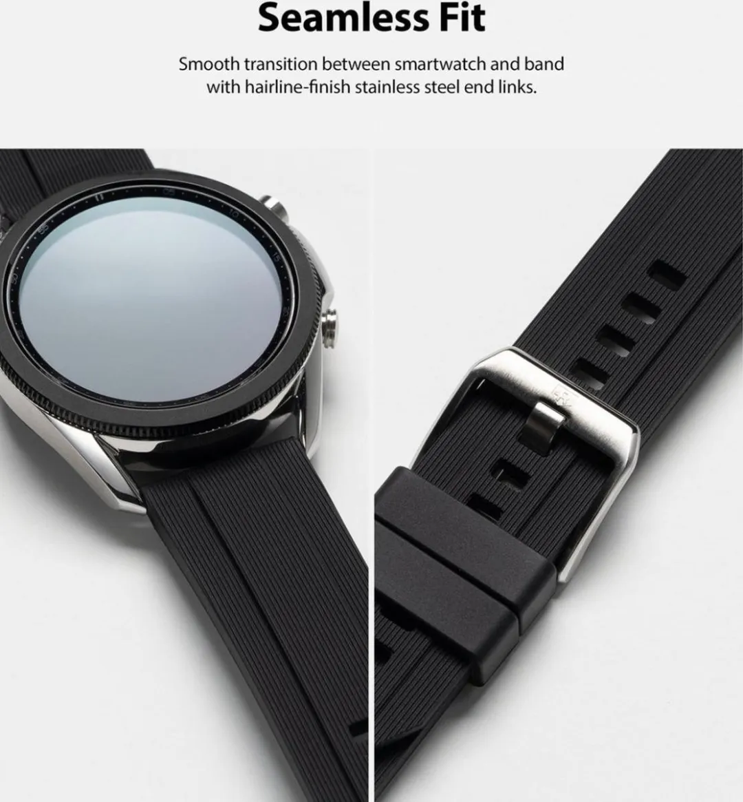 Ringke Rubber One Smartwatchband 22mm - Zwart