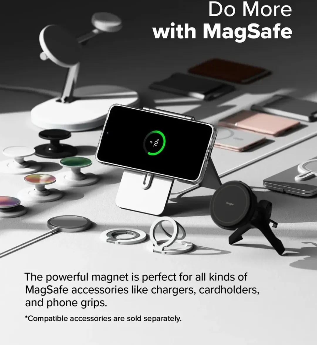 Ringke Fusion Magnetic Hoesje Samsung Galaxy S24 FE - Transparant