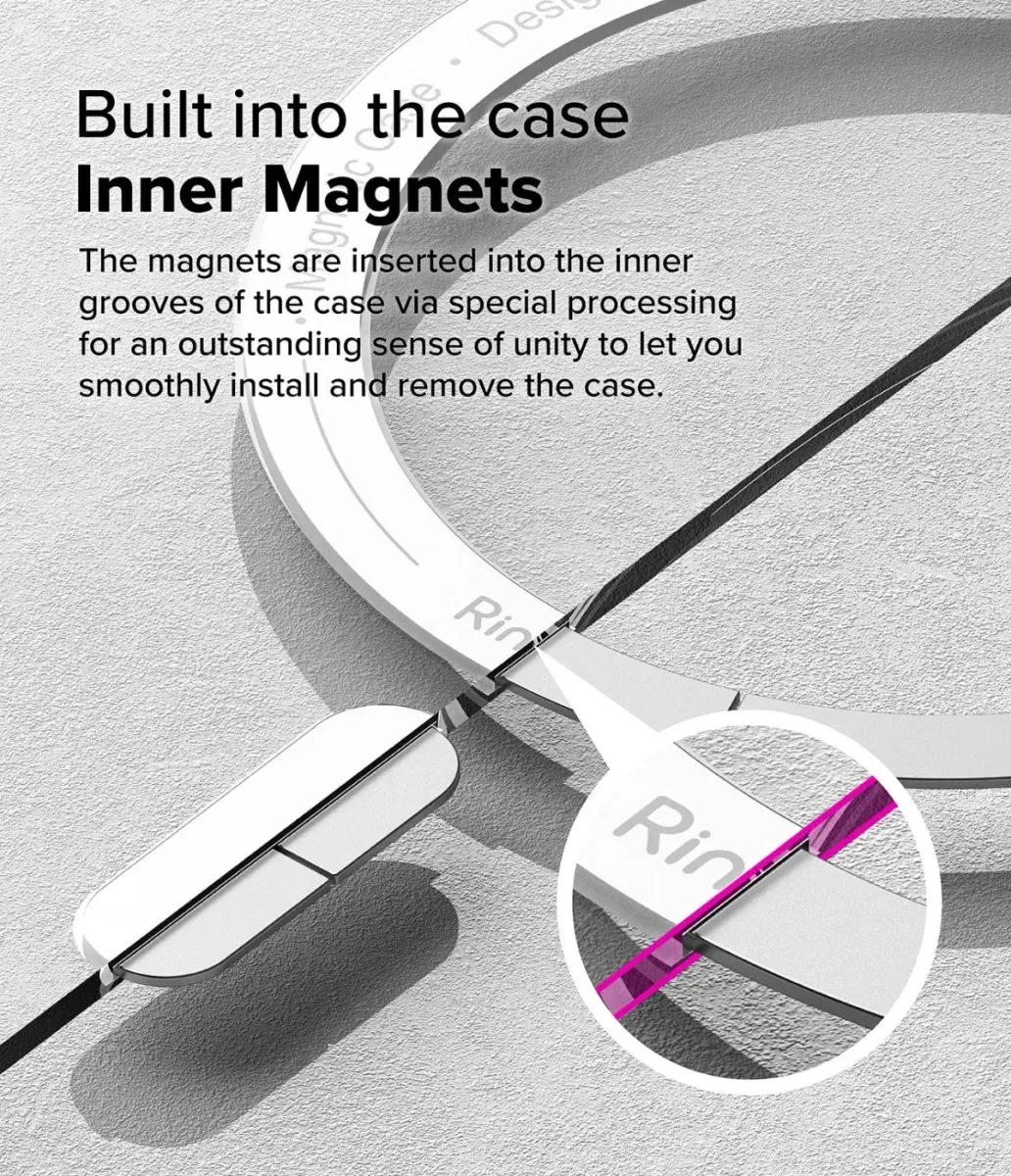 Ringke Fusion Magnetic Hoesje Samsung Galaxy S24 FE - Transparant