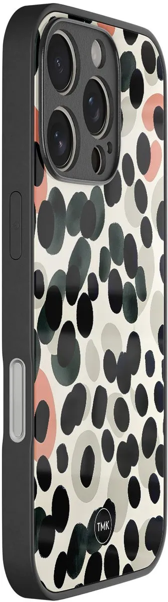 Casevibes iPhone 16 Pro Hoesje Modern Dots - Multi - TPU