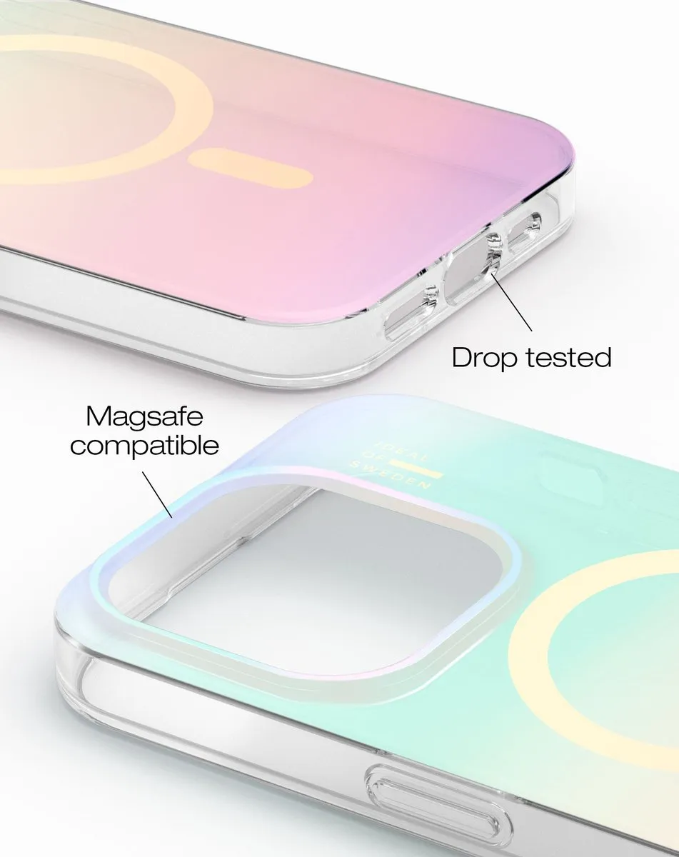 iDeal of Sweden Clear Case Mid MagSafe iPhone 15 Pro - Shimmer