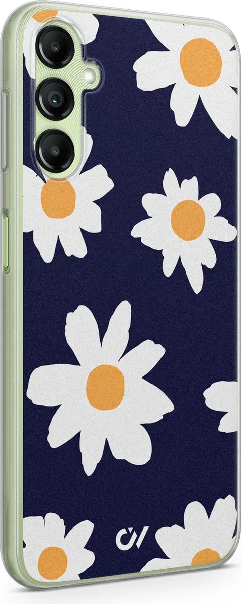 Casevibes Samsung Galaxy A14 5G Hoesje - Blauw Sweet Daisies
