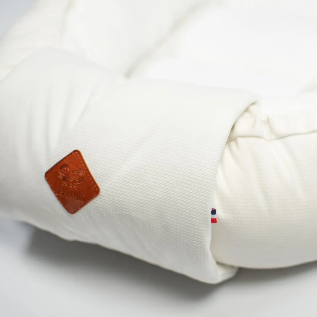 Sevira Kids - Babynest verkleiner van bed in katoenen mousseline - Ecru