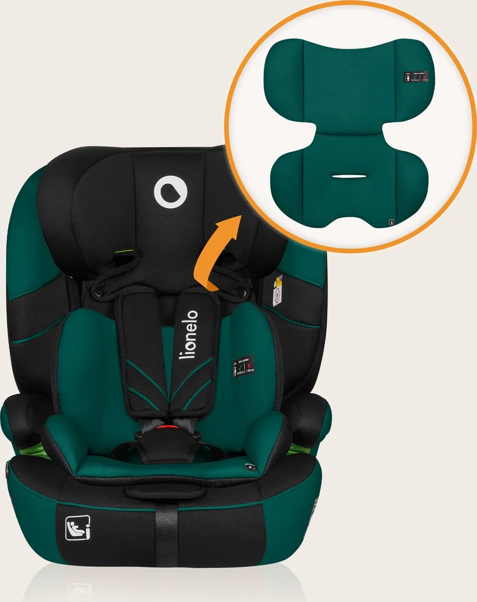 Lionelo Levi One i-Size Autostoeltje 76-150cm R129 - Groen