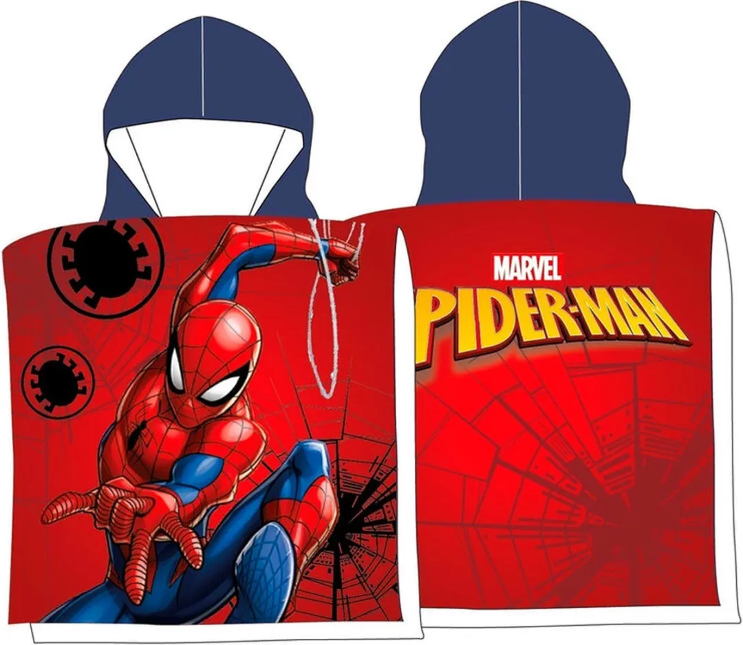 Spider-Man Poncho - One Size - Multi Colour
