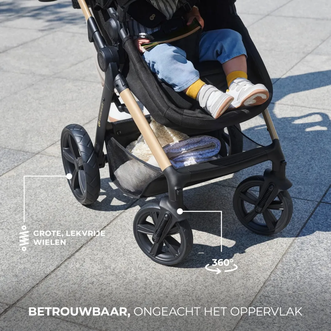 KinderKraft MOOV 2 3-in-1 Kinderwagen - Grijs