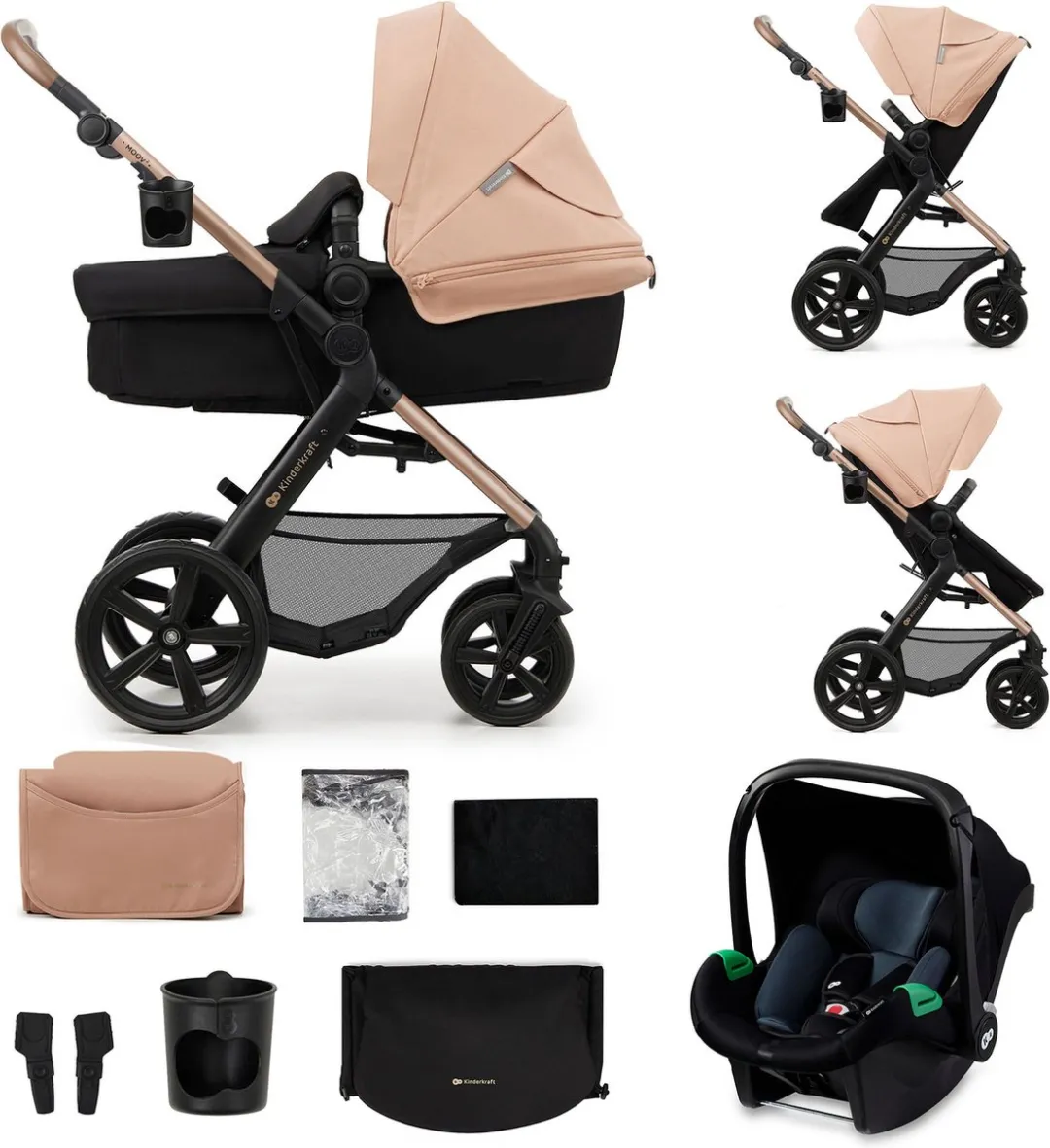 KinderKraft MOOV 2 3-in-1 Kinderwagen
