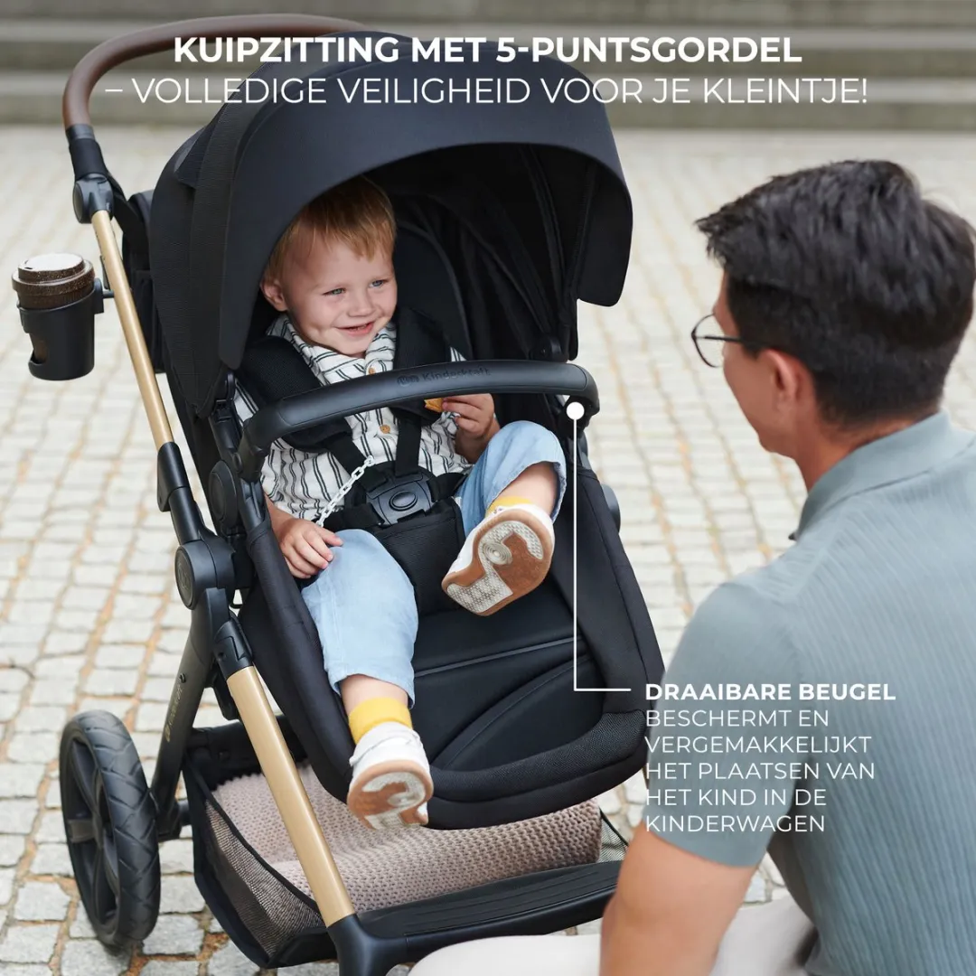 KinderKraft MOOV 2 3-in-1 Kinderwagen - Beige