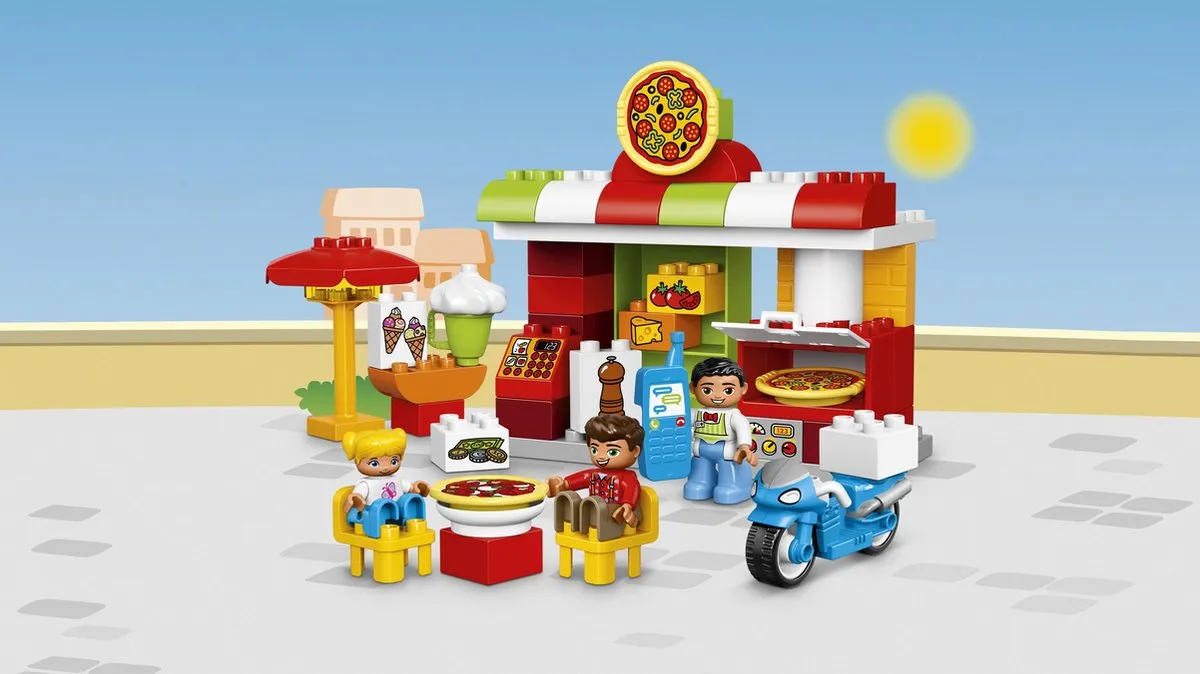 LEGO DUPLO Pizzeria 10834 - 57 Stukken - 3 Minifiguren - afbeelding 6 van 6