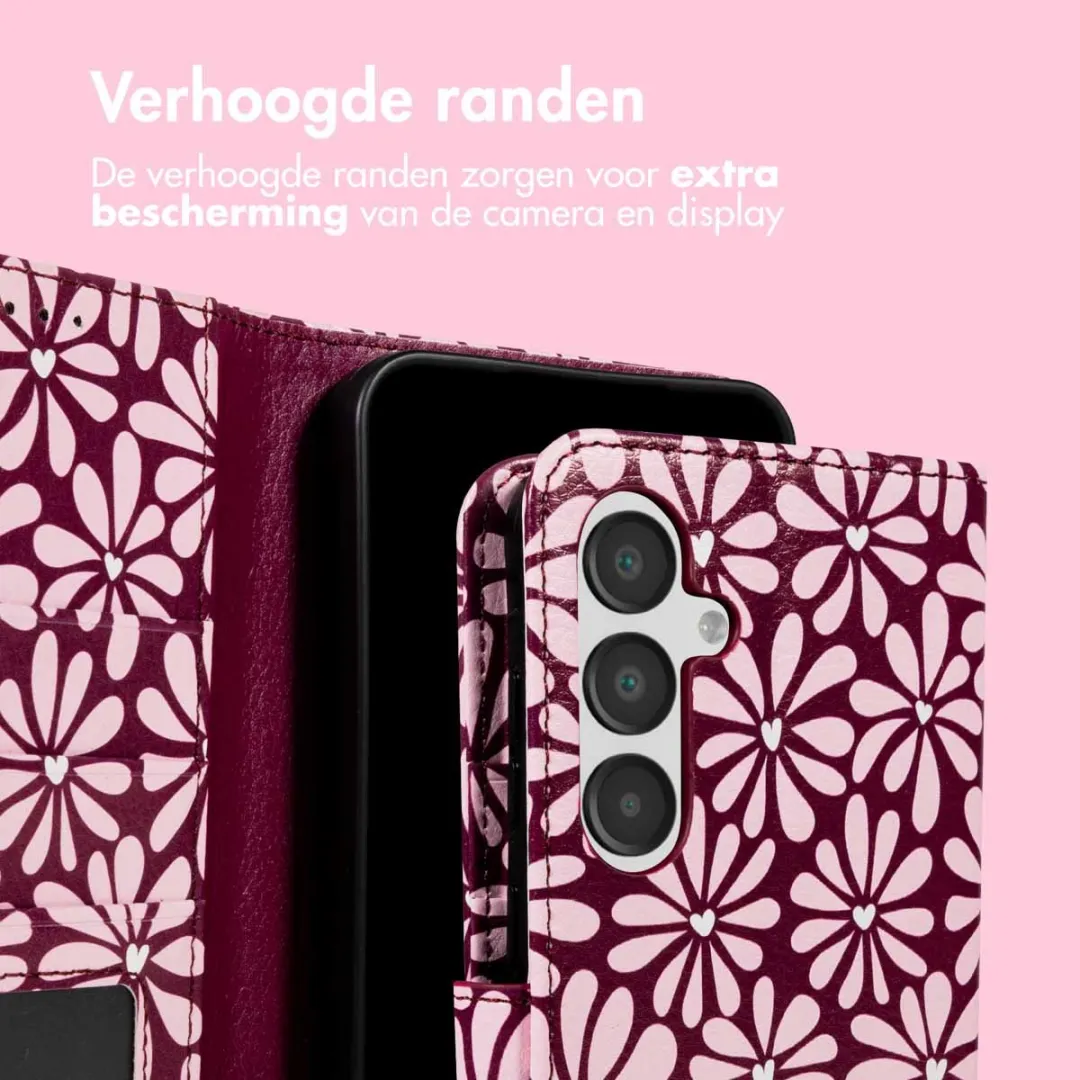 Imoshion Hoesje Samsung Galaxy A35 - 3 Pasjes - Bloom Love Blush