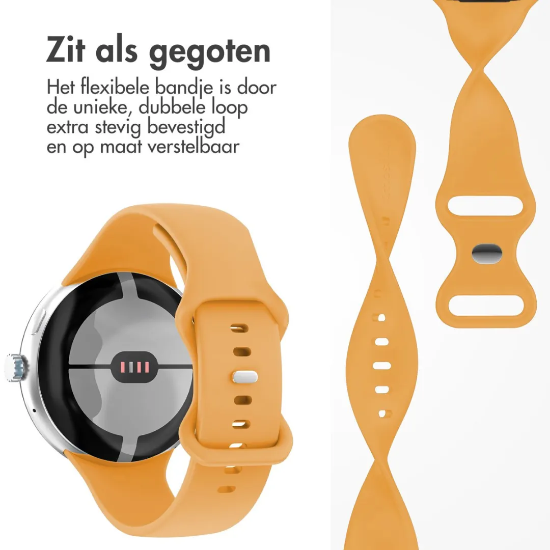 Imoshion Siliconen Bandje Google Pixel Watch 3/4 45mm - Maat L - Geel