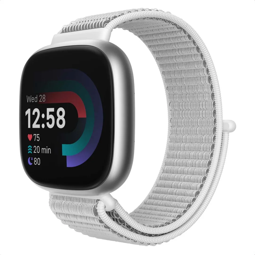 Imoshion Nylon Bandje Fitbit Sense/Versa - Grijs
