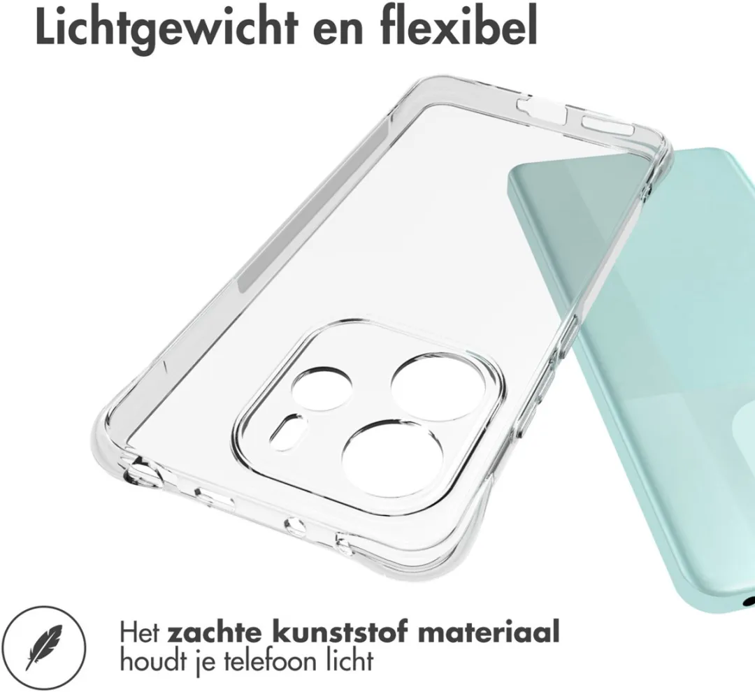 Imoshion Hoesje voor Xiaomi Redmi Note 14 4G - Transparant