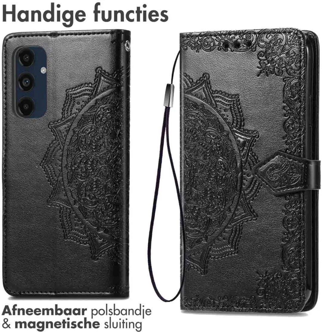 Imoshion Hoesje Samsung Galaxy S24 FE - 3 Pasjes - Zwart