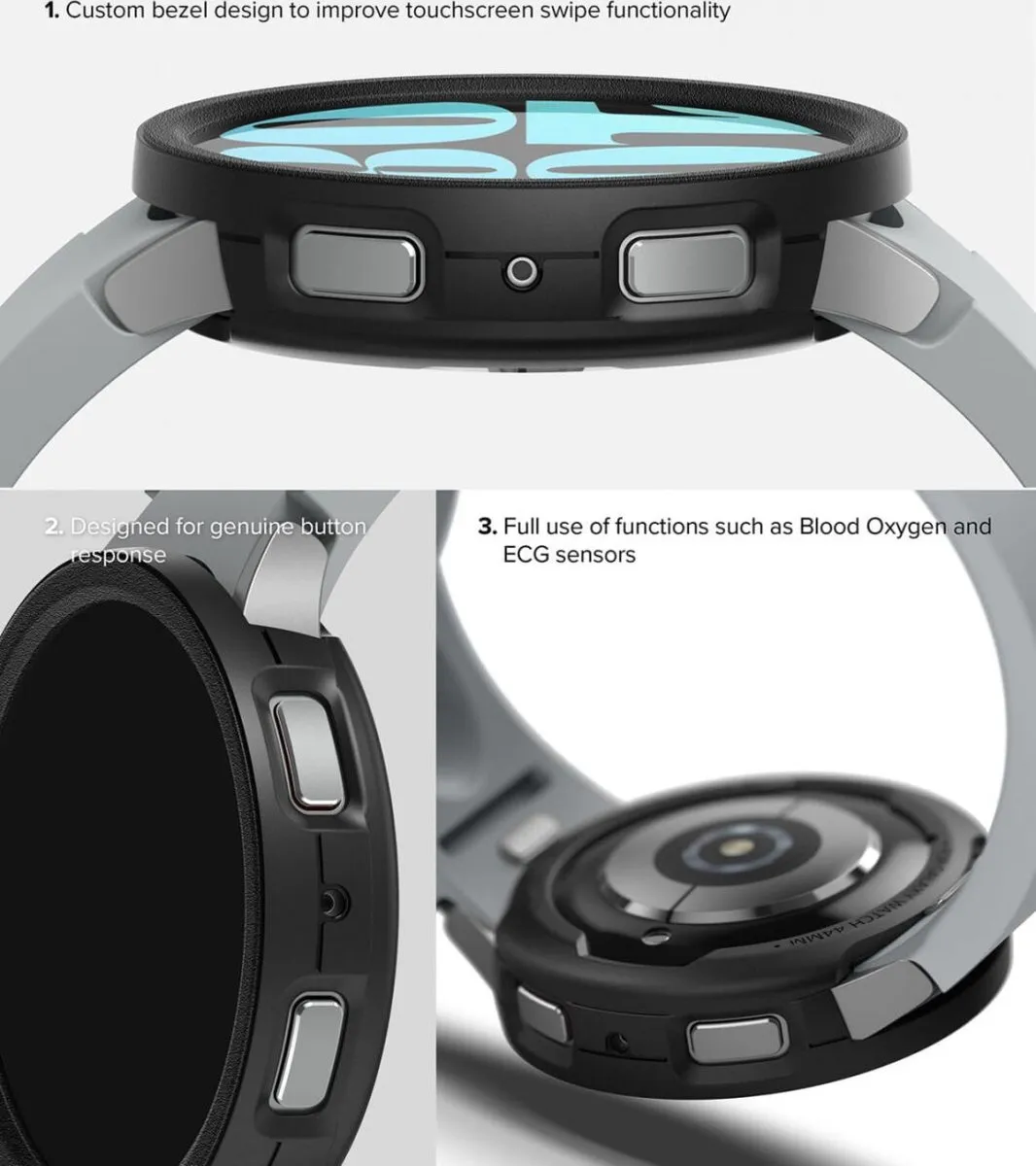 Ringke Air Sports Hoesje Samsung Galaxy Watch 6 40mm - Zwart