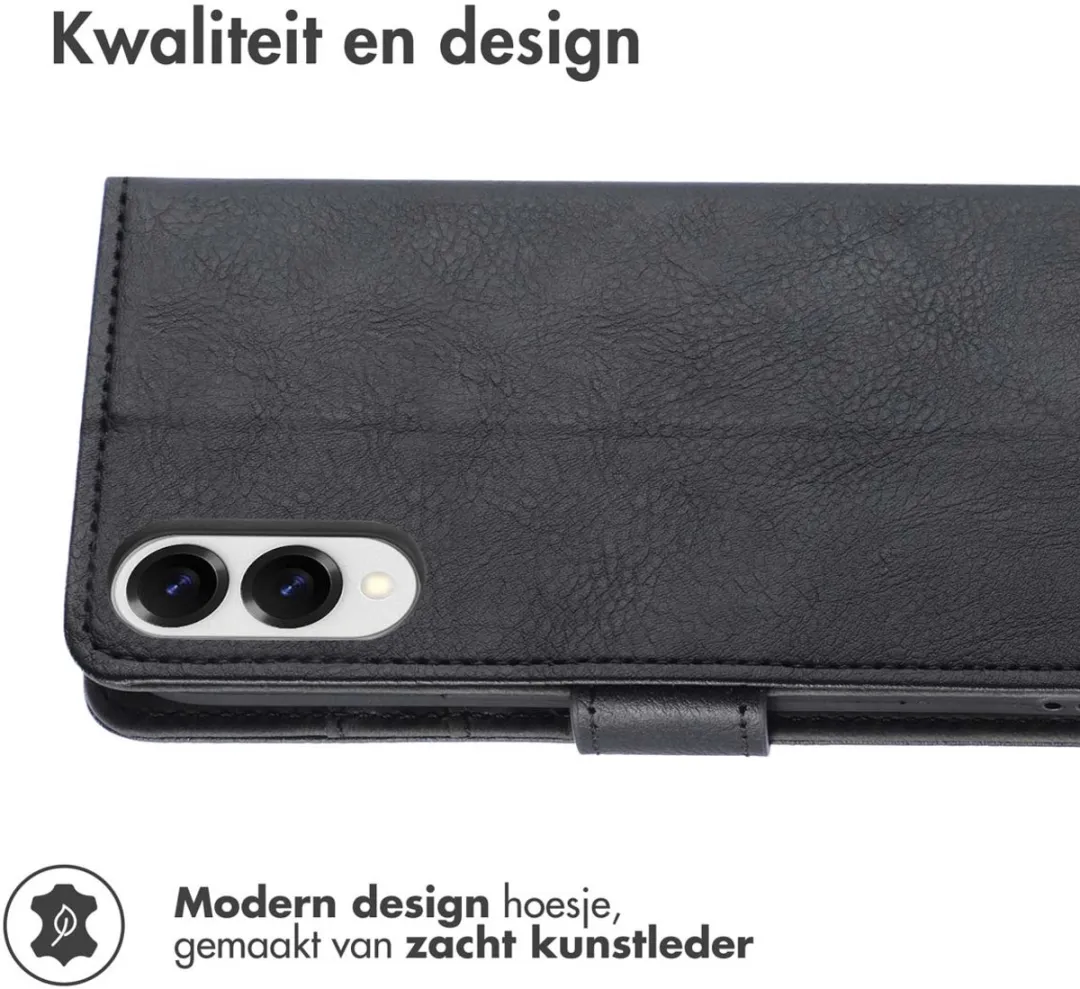 Imoshion Hoesje Samsung Galaxy S25 Edge - 3 Pasjes - Zwart