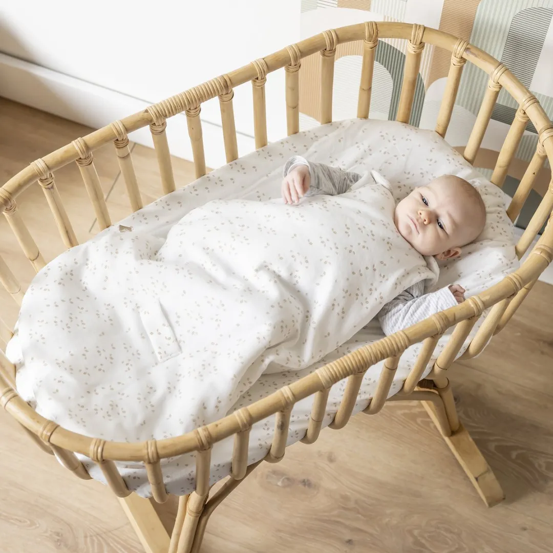 Nattou FLO Ernest & Oli Slaapzak Baby 70cm - Wit