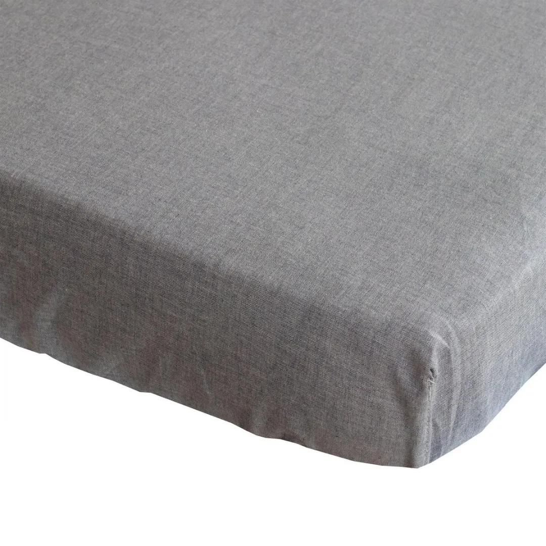 BINK Bedding Hoeslaken Bo Grijs 60x120cm