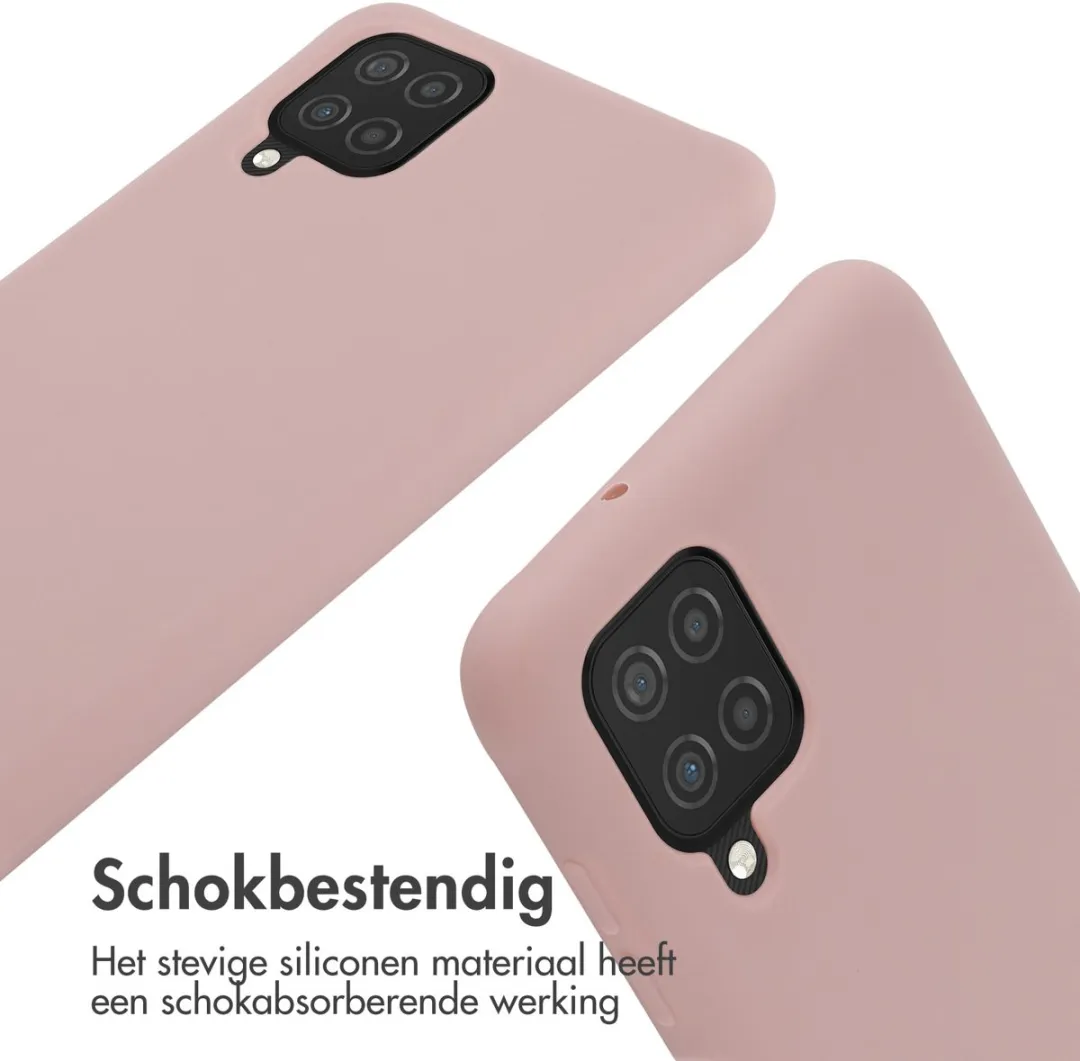 Imoshion Hoesje Samsung Galaxy A12 - Siliconen - Sand Pink - afbeelding 6 van 6