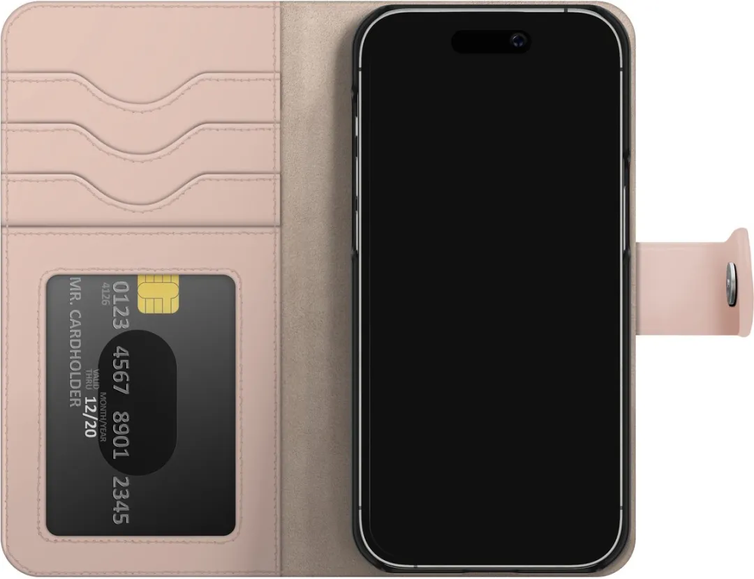 iDeal of Sweden Wallet+ MagSafe iPhone 15PM - 12 Pasjes - Pink - afbeelding 2 van 6