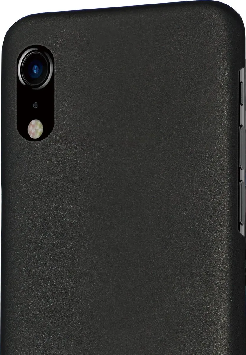 Azuri Metallic Hoesje AZCOVMETIPHXR-BLK - iPhone XR/11 - Zwart