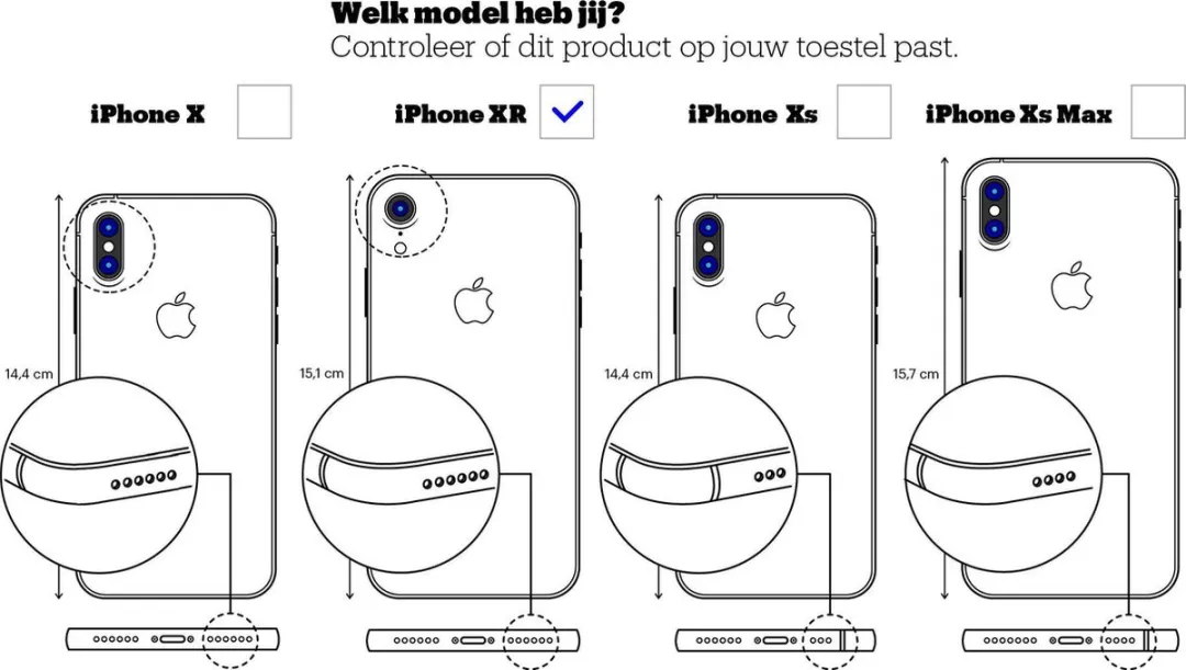 Azuri Metallic Hoesje AZCOVMETIPHXR-BLK - iPhone XR/11 - Zwart
