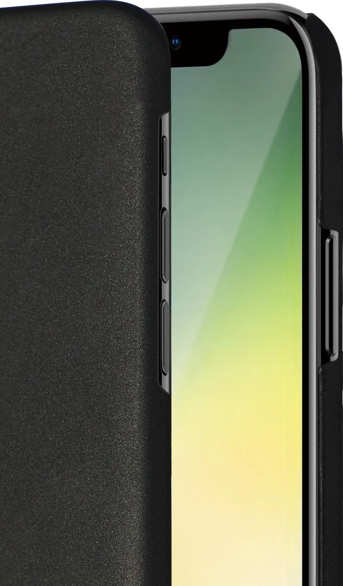 Azuri Metallic Hoesje AZCOVMETIPHXR-BLK - iPhone XR/11 - Zwart