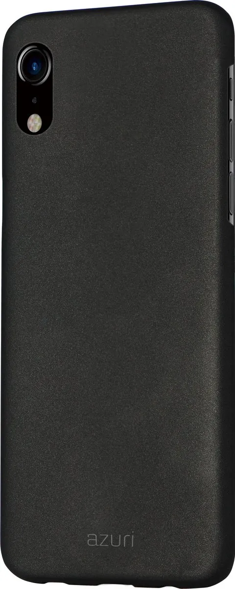 Azuri Metallic Hoesje AZCOVMETIPHXR-BLK - iPhone XR/11 - Zwart