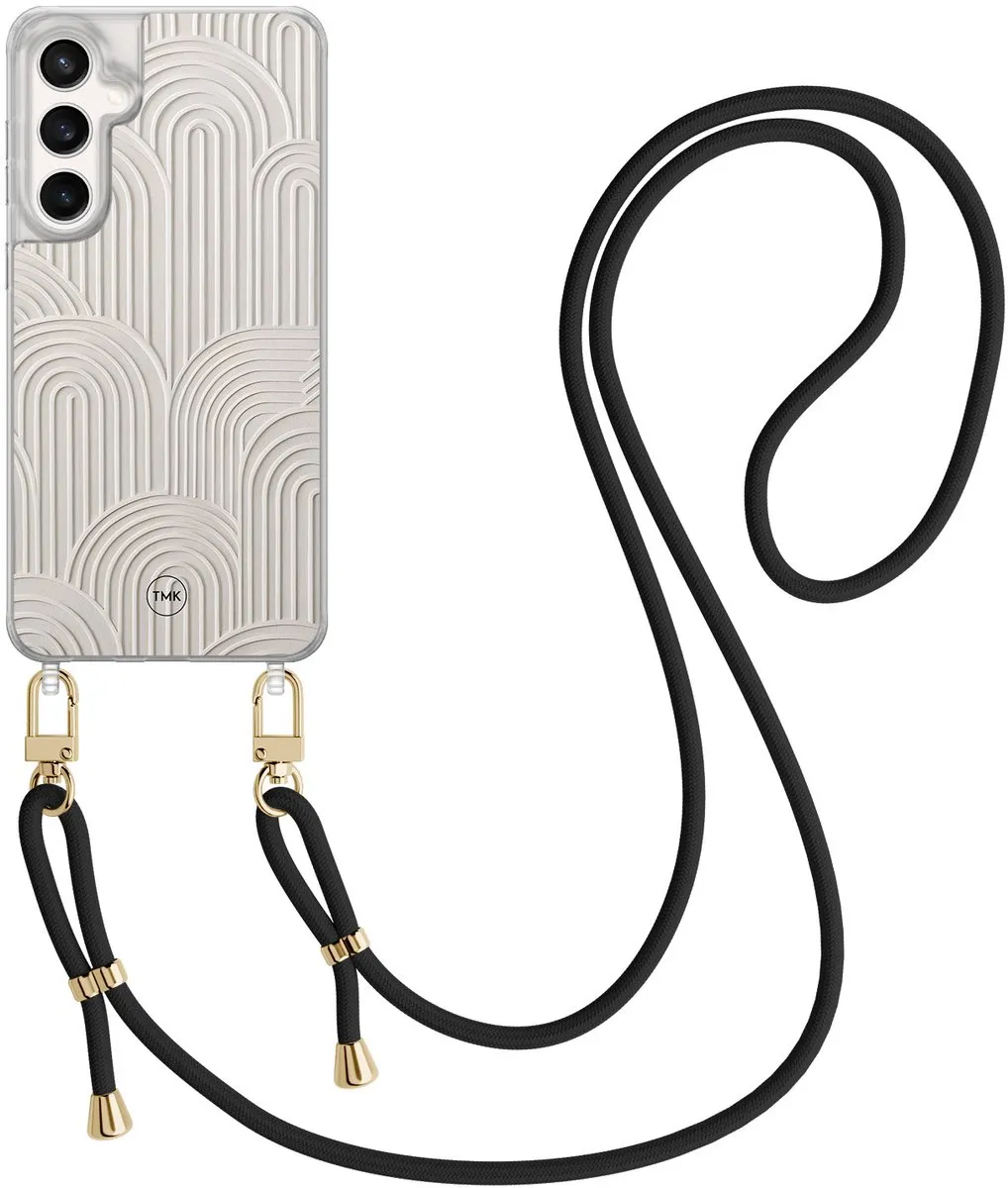 Casevibes S24 FE Telefoonhoesje - Beige - Sand Curves - CV/S/S24FE/C/013