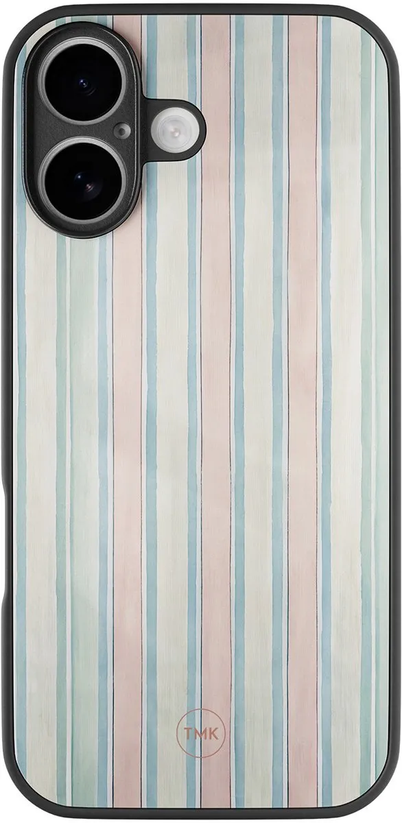 Casevibes iPhone 16 Hoesje Pastel Strepen